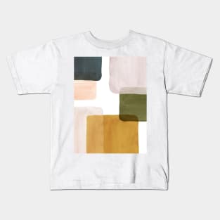 Abstract color blocks 2 Kids T-Shirt